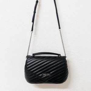 Quilted Logo Metro Crossbody Calvin Klein Bag